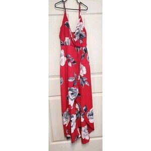 Blashe Red Floral Dress Women’s Small
